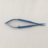 Porta agujas titanio curvo