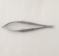 Porta agujas troutman angulado medio fino