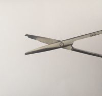 Tijera para sutura recta